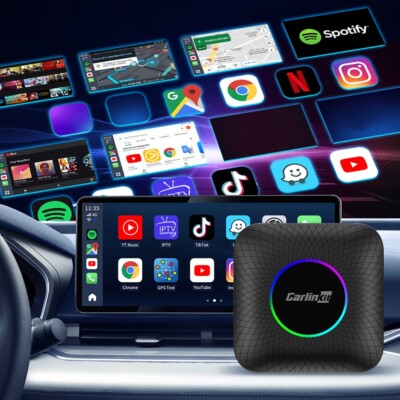 Carlinkit CarPlay Ai Box Plus Android13 QCM 8-Core 8+128GB