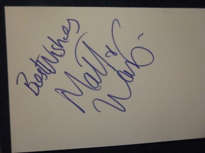 Casualty Holby City Coronation Street Clarissa MATTHEW WAIT handsignierte Karte