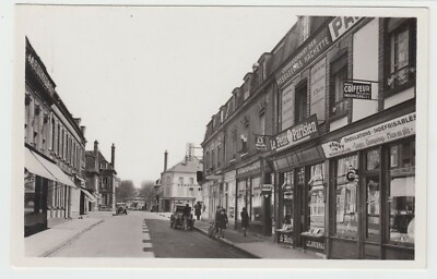 France Verneuil-Sur-Avre Dep. Eure Èvreux Normandie, Rue Thiers streetview ~1940