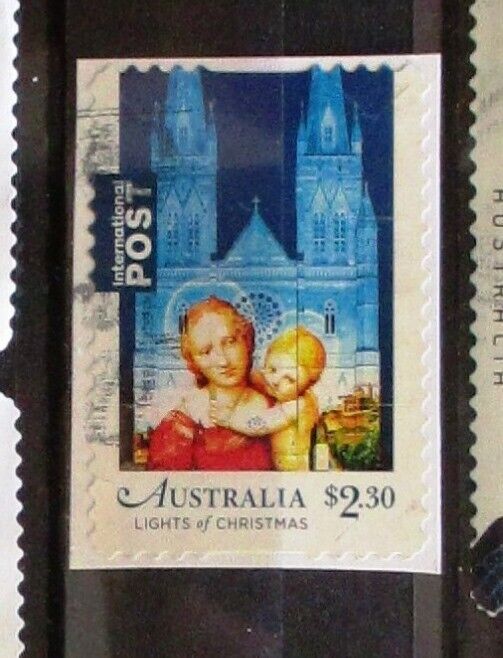 Australia 2017 Christmas  International $2.30 PS stamp good use