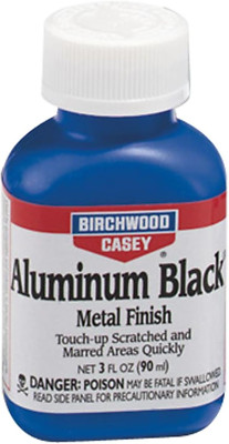 Fast-Drying Fast-Acting Aluminum Black Metal Finish for Restoring Scratched and