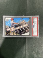 2019 Panini Donruss Optic Mike Trout #PP12 Peak Performers PSA 10