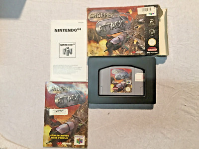 N64 Nintendo 64 Chopper Attack mit OVP und Anleitung CIB gut