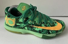Nike KD 6 VI Easter Zoom Air Green Camo Shoe 599424-303 Sneaker Men's Size 7