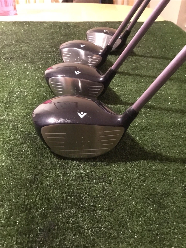 Turbo Power Ladies Steel Plus III Driver 3-5-7 Woods Set Graphite Shafts - Image 2 of 4