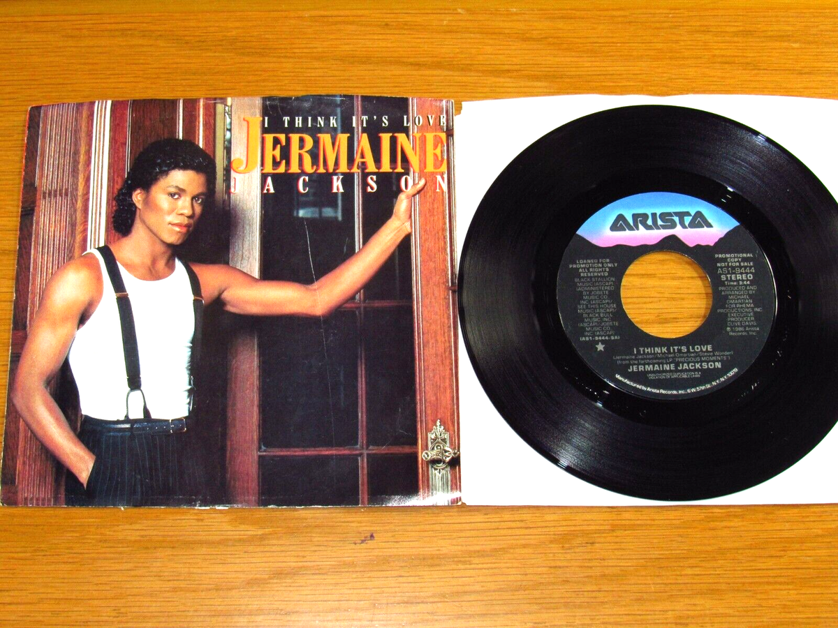 80s ROCK/SOUL 45 RPM w/SLEEVE - JERMAINE JACKSON - ARISTA 9444