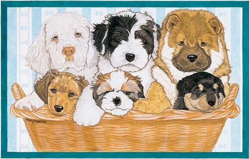 Dog Group Blank Note Card - Picture 1 of 1