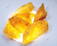 Natural Sapphire Yellow Uncut Rough Huge Size 1000 Ct CERTIFIED GEMSTONE Lot