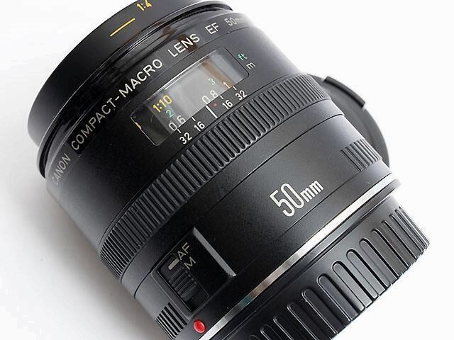 Canon EF 50mm F2.5 Compact Macro AF Standard Prime Lens Full Frame