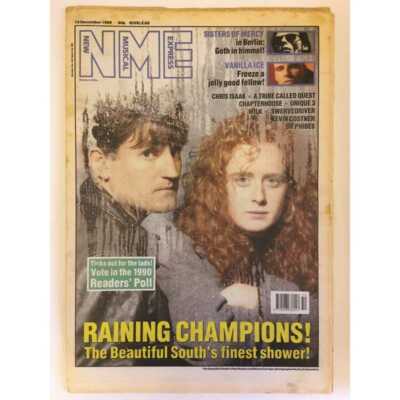 NEW MUSICAL EXPRESS NME MAGAZINE 15 DECEMBER 1990 npbox0038 THE BEAUTIFUL SOUTH