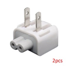 2pcs WALI AC Power Adapter US Wall Plug Duck Head for Apple Mac Ibook/iPhone/IPo