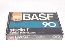 BASF STUDIO-I 90   Blank Audio Cassette Tape (Sealed) NOS! New!