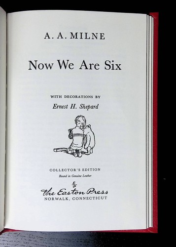 Winnie the Pooh Book Set of 4 by A.A. Milne Easton Press Limited 1985 - Picture 3 of 14