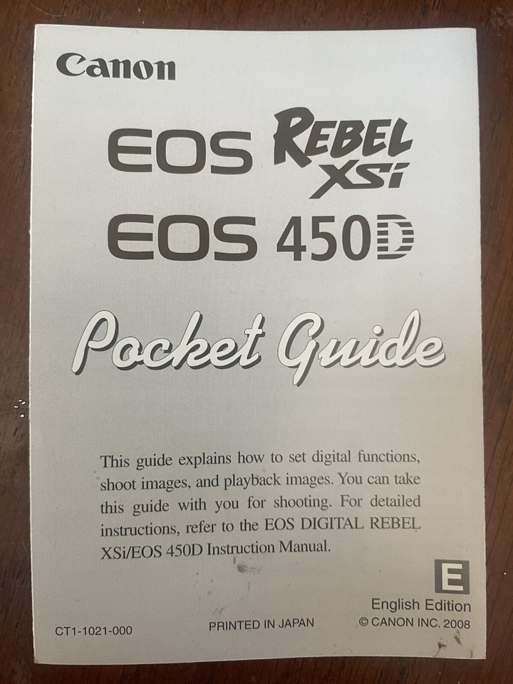 Canon REBEL xsi EOS 450D With Accessories eBay