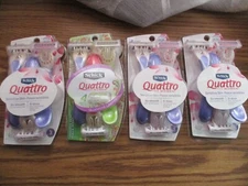 total 12ct Schick Quattro For Women Sensitive Skin Disposable Razor  3 or 4 ctEA