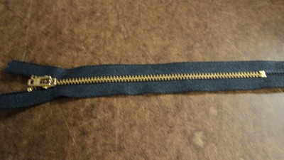 2 ea-5/" #4.5 HEAVY DUTY BRASS JEAN ZIPPER-olive-OPEN TOP//CLOSED BOTTOM-usa made