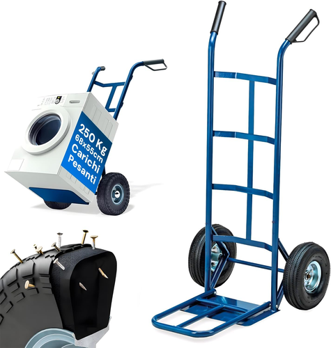 Carrello Portapacchi Pieghevole Con Ruote Pneumatiche – Carrello Con Ruote Porta