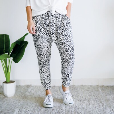 NEW LADIES DROP CROTCH LOUNGE PANTS 
