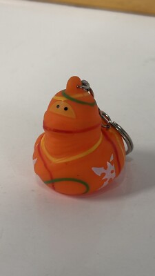 NEW AMERICAN HEART ASSOCIATION RUBBER DUCK AHA RARE KEY CHAIN