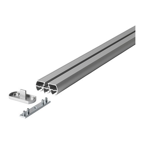 IKEA Kvartal triple rail pour panneau rideaux système de voie 800.793.63 NEUF
