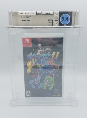 MEGA MAN 11 Nintendo Switch Spiel CAPCOM WATA Grading 9.4 A+ SEALED UNGEÖFFNET