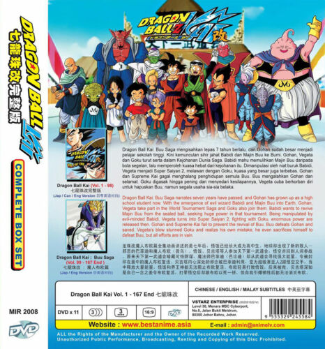 ANIME DRAGON BALL KAI COMPLETE SERIES VOL.1-167 END DVD ENGLISH DUBBED^REG ALL - Foto 2 di 5