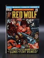 Red Wolf (1972) #1 Gil Kane Severin Cover Syd Shores Art Schwarzenegger AD VF-
