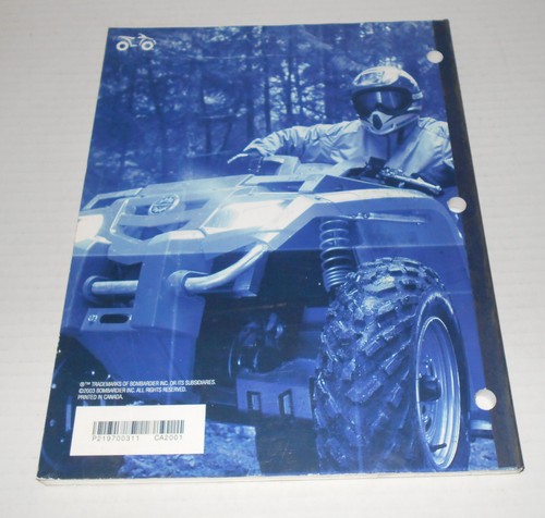 Bombardier ATV 2004 Technical Update Manual - Picture 2 of 3