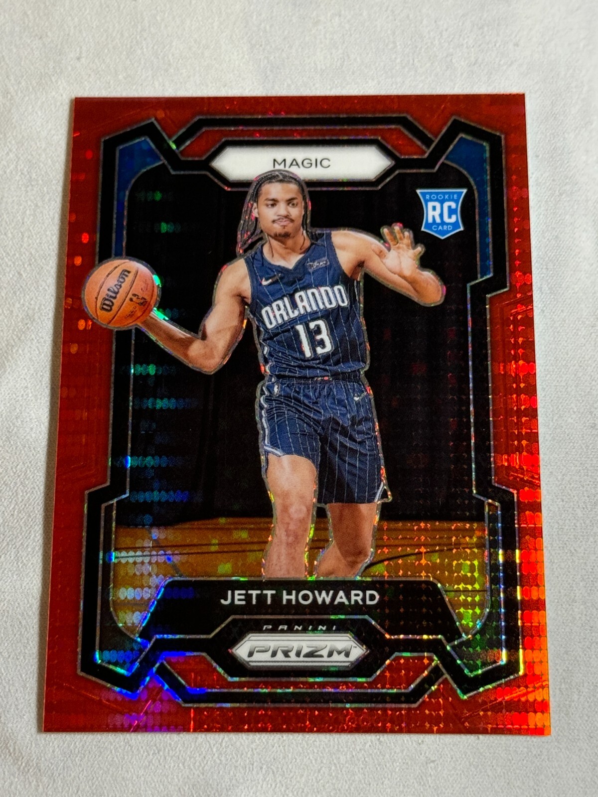 2023-24 Panini Prizm Red Pulsar Jett Howard Rookie RC /299 #132 Magic