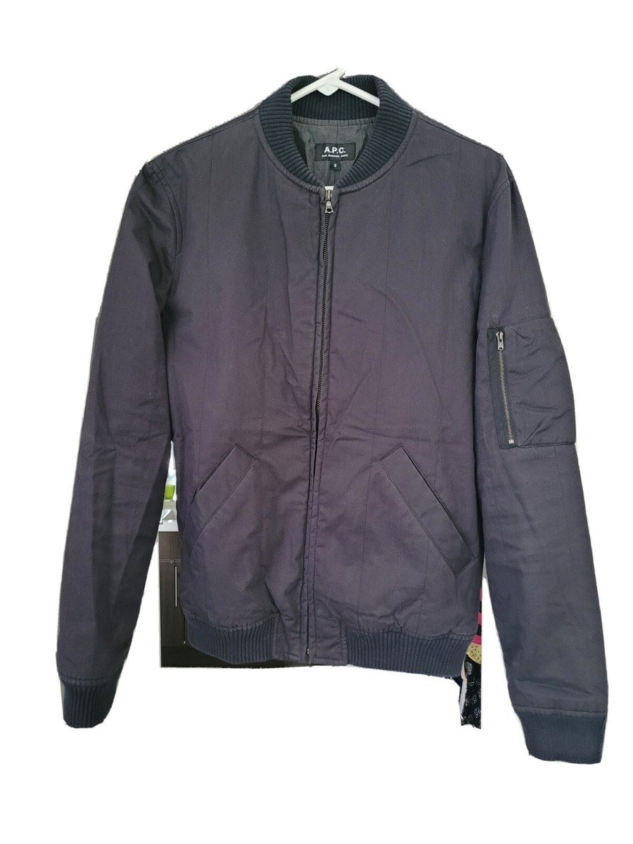 A.P.C. THEO Bomber Jacket Small Mint | eBay
