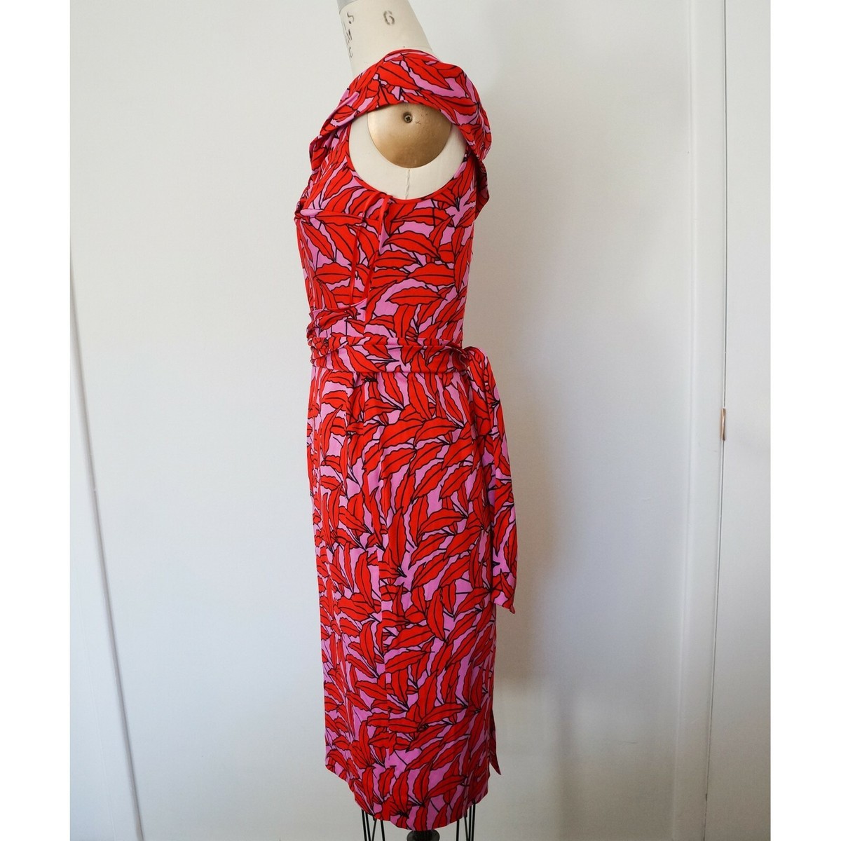 $468 NWT Diane Von Furstenberg Delphine Dress Sz 4 Windsor