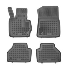 Gummi Rezaw-Plast Fußmatten für BMW X4 F26 2014-2018 Gummi-Autoteppich-Set strap