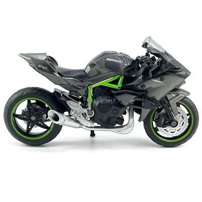 1:18 2015 Kawasaki Ninja H2R Motorcycle Model Diecast Toys for