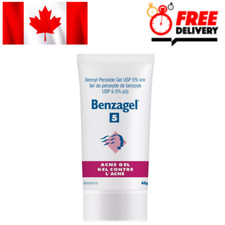 Benzagel 5 Bp Acne Gel - LARGE SIZE 60g Fresh Stock Long Exp. CANADA