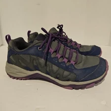 Merrell Women's Lulea Hiking Shoe Size 8.5 Purple Blue Grey J84876 Hiking 