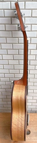 Alulu Solid Curly Maple Cat Inlaid Concert Ukulele Hard Case UPC132 - Picture 6 of 16