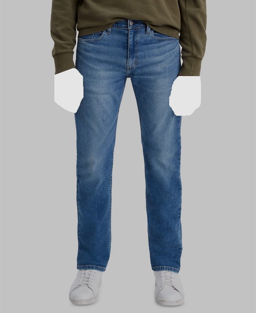 $115 Levi's 505 Mens 36W 32L Blue Jeans Mid-Rise Casual Regular Fit Denim Pants for sale online