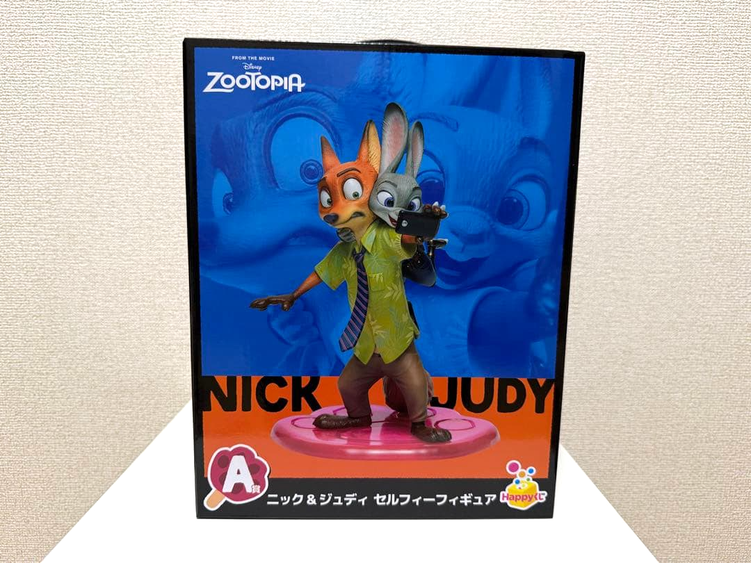 Happy Kuji Zootopia - Selfie Figure Nick & Judy