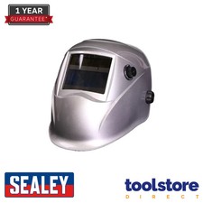 Image of Sealey PWH613 Auto Darkening Welding Helmet - Shade 9-13 - Silver