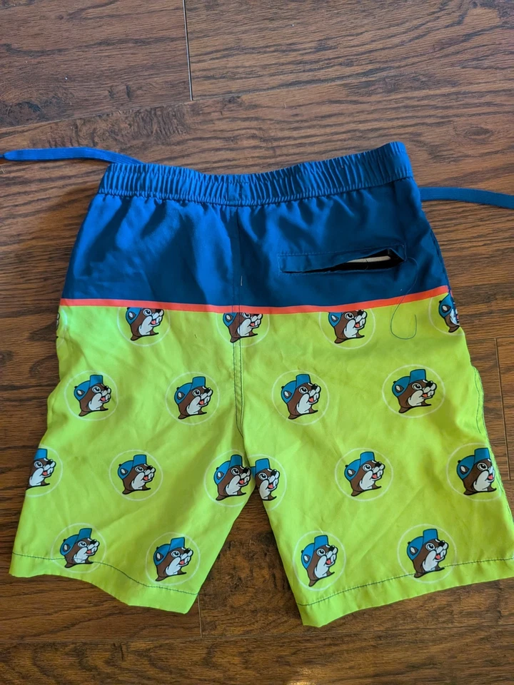Pantalones Cortos de Natación Buc-ees Niños Talla: Juvenil Pequeño Multicolor con Logo 3 Bolsillos Foto 3 de 3