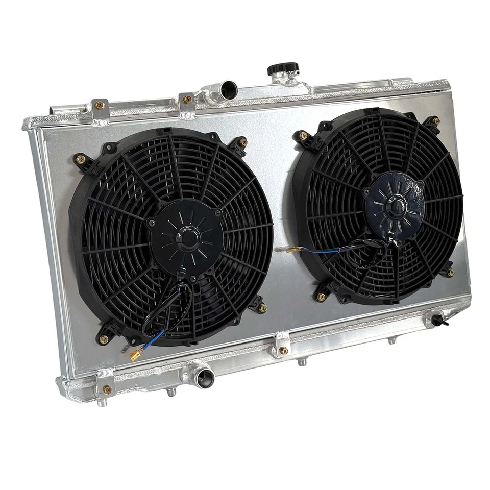 Radiator Fan Shroud Fit 1993-1997 Toyota Corolla Geo Prizm L4 Aluminum AT - Image 2 of 4