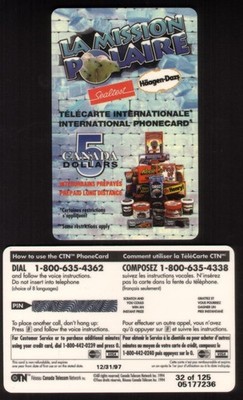 Sealtest Haagen-Dazs Eiscreme Oreo, Eskimo Pie, Usw Exp 12/31/97 Handy Karte