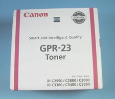 GENUINE CANON GPR-23 MAGENTA TONER CARTRIDGE - 0454B003 AA - FACTORY SEALED BOX
