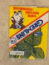 Gremlins Wax Pak 1984 solo involucro buone condizioni SKU#37149