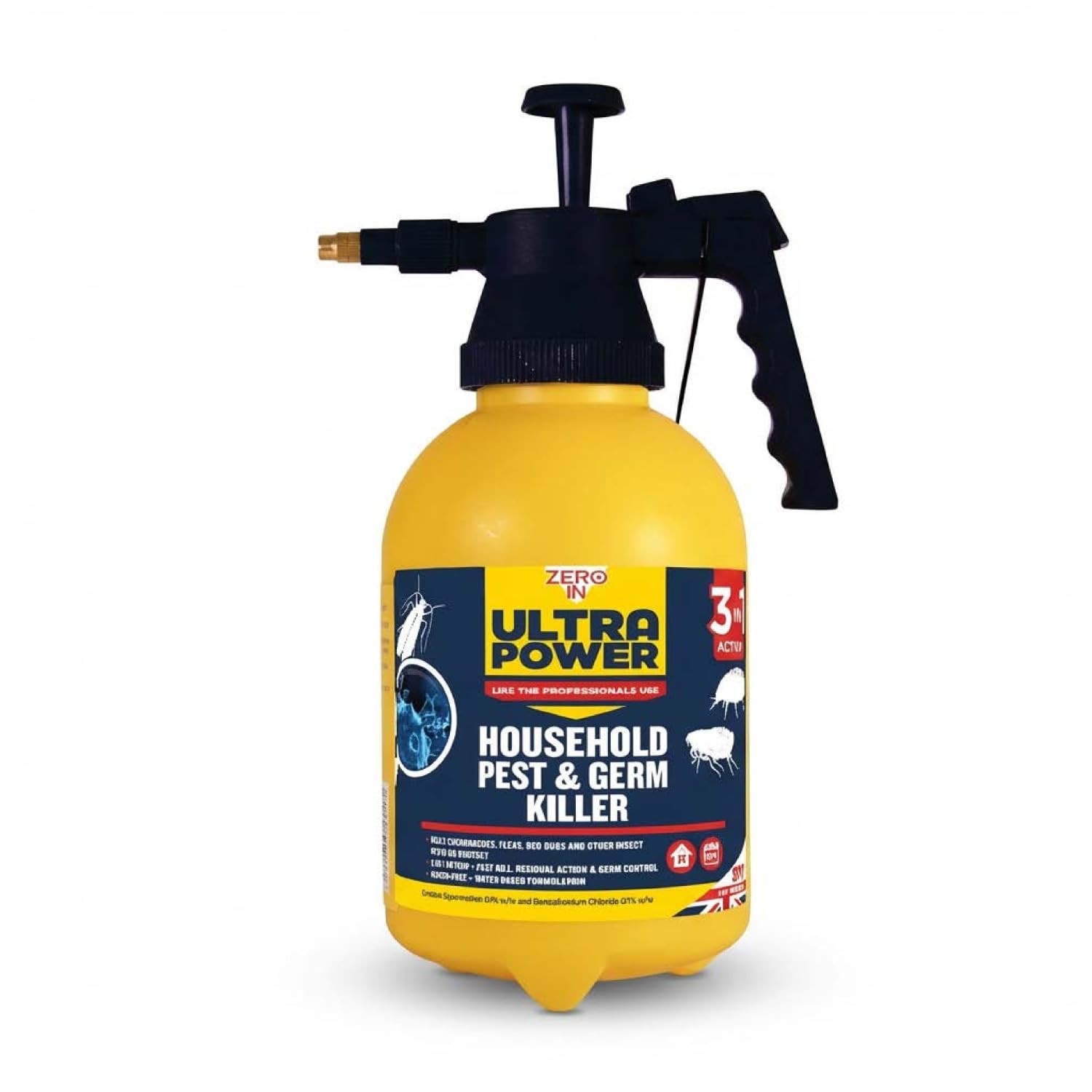 Zero-In  Ultra Power Household Germ & Insect Killer 1.5 Litre - PACK 4 - Image 7