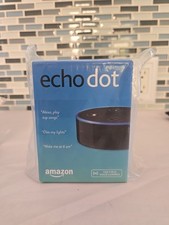 Amazon Echo Dot Alexa-Enabled Bluetooth Smart Speaker Black Sealed New