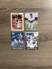 Lot 100 HOF Cards No Duplicates Vintage. MLB, NFL, NBA