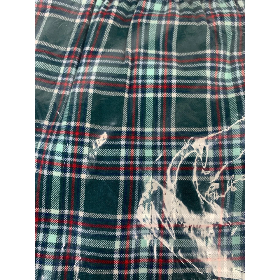 Jockey 男式法兰绒睡眠慢跑仙人掌松糖格子 L 码全新 — 第 3/4 张图片