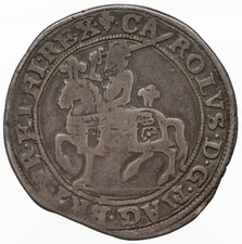 Charles i Hammered Silver Halfcrown  mm Lis  S2763
