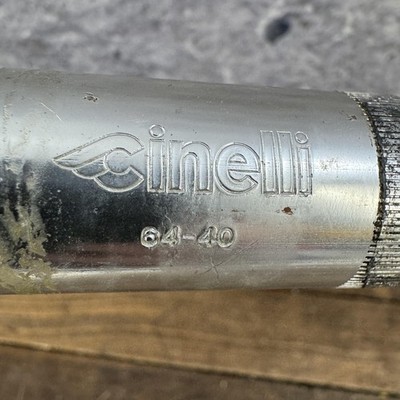 115【中古品】cinelli　チネリ　GIRO D’ITALIA BAR Vintage Cinelli Giro D'Italia Drop Handlebar 40cm 26.4 mm Clamp